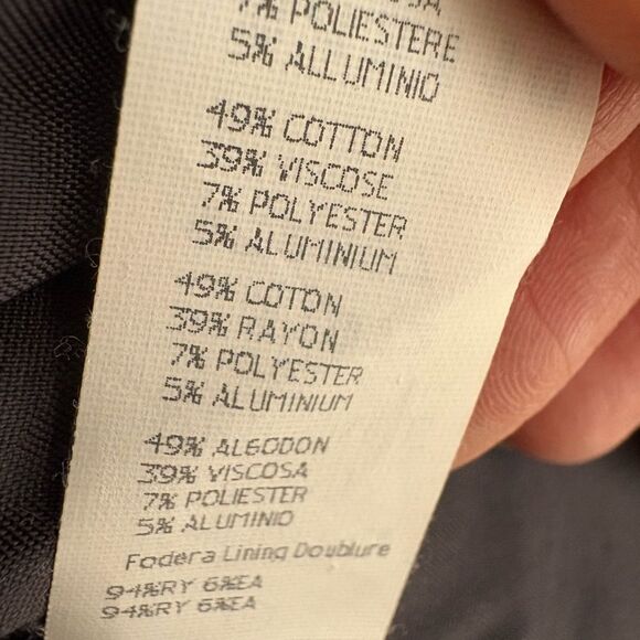 Versace Textured Silver Metallic Velvet Brocade Zipper Eve Jacket 42 6 Couture - Picture 11 of 13